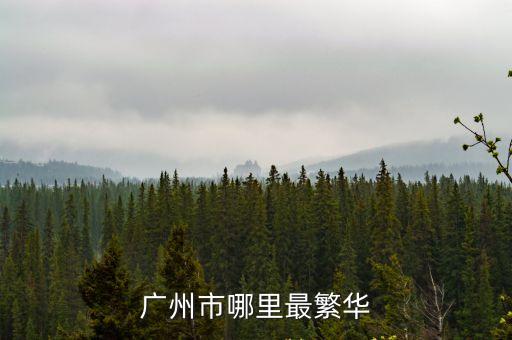 廣州市哪里最繁華