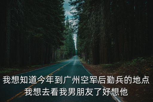 我想知道今年到廣州空軍后勤兵的地點(diǎn)我想去看我男朋友了好想他