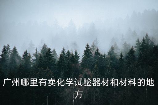 廣州哪里有化學器材賣，廣州那里有化學實驗器材在那里有買或一般在