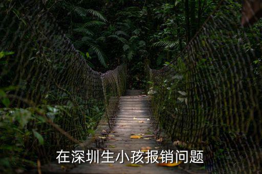 在深圳生小孩報銷問題