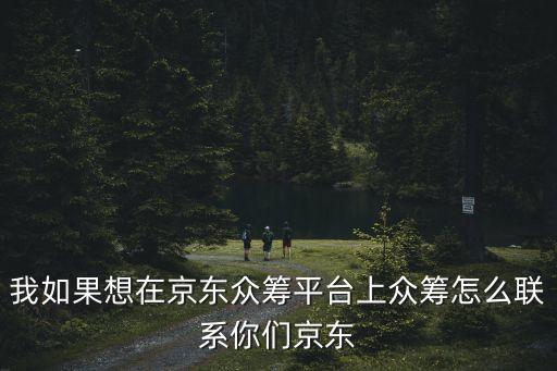我如果想在京東眾籌平臺上眾籌怎么聯系你們京東