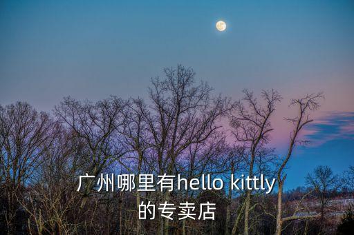 廣州哪里有hello kittly的專賣店