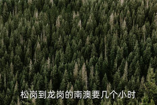 深圳松崗去南澳要多久，從松崗到南澳坐公交要多久到金沙灣呢路線呢哪個性價比高