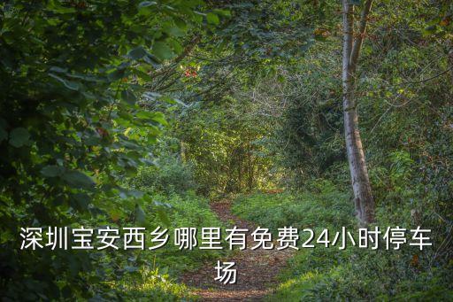 深圳寶安西鄉哪里有免費24小時停車場