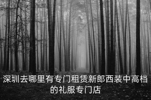 深圳去哪里有專(zhuān)門(mén)租賃新郎西裝中高檔的禮服專(zhuān)門(mén)店