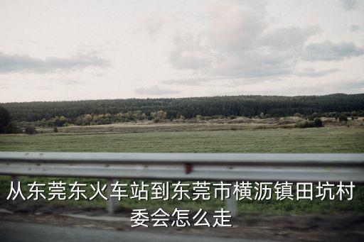 從東莞東火車站到東莞市橫瀝鎮田坑村委會怎么走