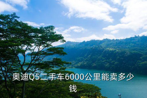 奧迪Q5二手車6000公里能賣多少錢