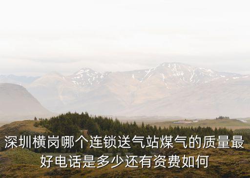 深圳橫崗哪個連鎖送氣站煤氣的質(zhì)量最好電話是多少還有資費如何