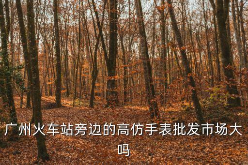 廣州火車站旁邊的高仿手表批發市場大嗎
