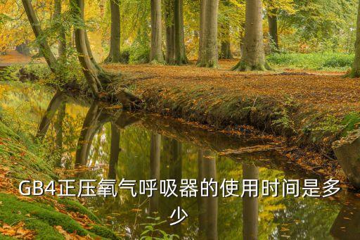 東莞船舶專用呼吸器保護，GB4正壓氧氣呼吸器的使用時間是多少
