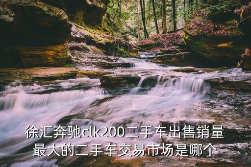 徐匯奔馳clk200二手車出售銷量最大的二手車交易市場是哪個