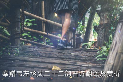 深圳韋左丞丈22韻，奉贈韋左丞丈二十二韻譯文  注釋  賞析