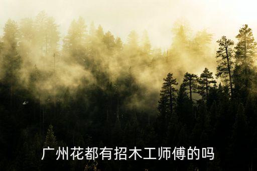 廣州花都有招木工師傅的嗎