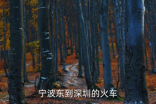 寧波到深圳的動車列表，2017年10月27寧波一深圳北動車票價