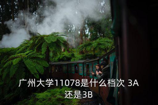 廣州大學11078是什么檔次 3A還是3B