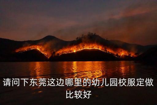 東莞虎門東方明珠幼兒園校服，請問下東莞這邊哪里的幼兒園校服定做比較好