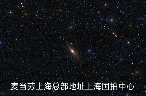 麥當(dāng)勞上海總部地址上海國(guó)拍中心