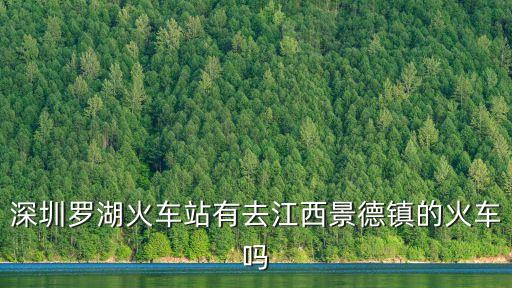 深圳羅湖火車站有去江西景德鎮的火車嗎