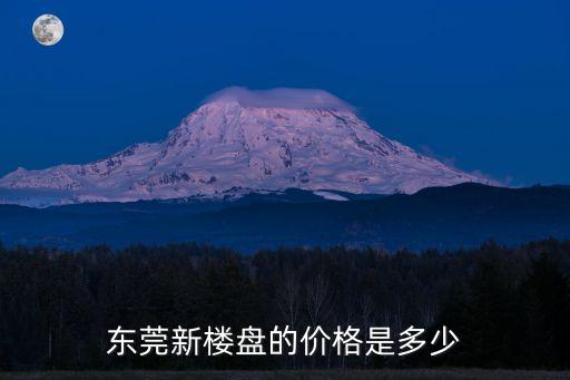 東莞萬科金域華庭開盤價格，東莞新樓盤的價格是多少