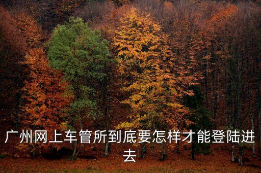 廣州交管網上報名登錄，廣州市交警網