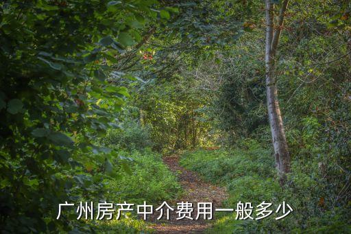 廣州房產中介收費水平，廣州地區租房的中介費一般是多少