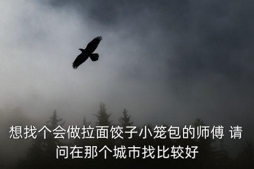 想找個會做拉面餃子小籠包的師傅 請問在那個城市找比較好