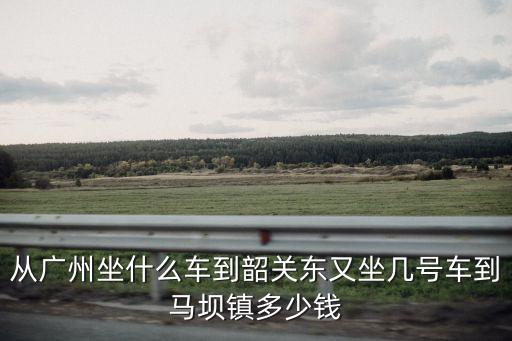 從廣州坐什么車到韶關東又坐幾號車到馬壩鎮多少錢
