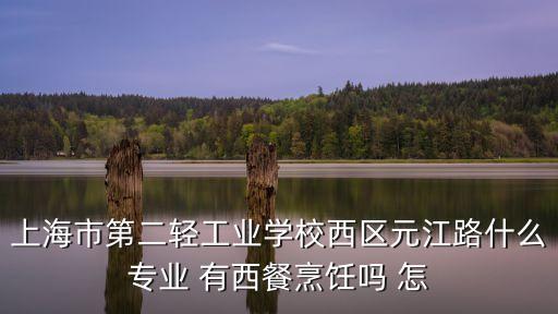 上海市第二輕工業學校西區元江路什么專業 有西餐烹飪嗎 怎