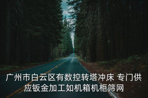 廣州市白云區有數控轉塔沖床 專門供應鈑金加工如機箱機柜篩網