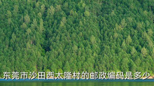 東莞西太隆村郵編，東莞市厚街鎮沙田西太隆工業區的郵政編碼