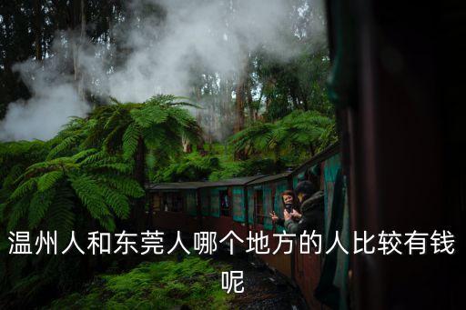 溫州人和東莞人哪個地方的人比較有錢呢