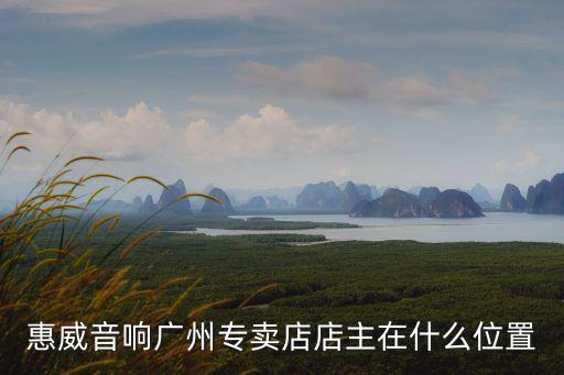 廣州惠威西場406，廣州那里有惠威喇叭專賣店