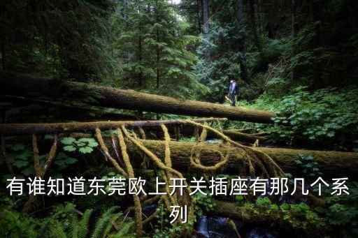有誰(shuí)知道東莞歐上開關(guān)插座有那幾個(gè)系列