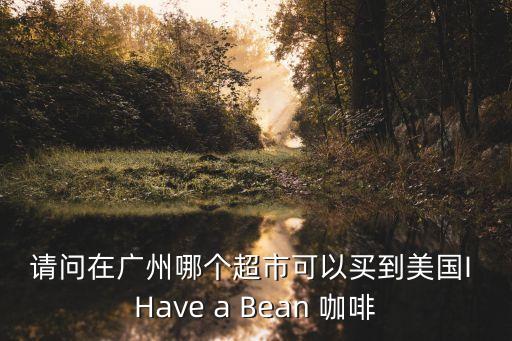 咖啡冰球廣州，請問在廣州哪個超市可以買到美國I Have a Bean 咖啡