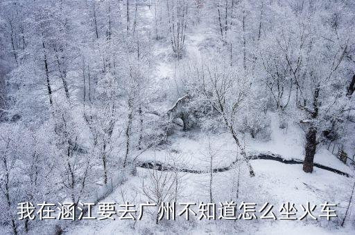 我在涵江要去廣州不知道怎么坐火車