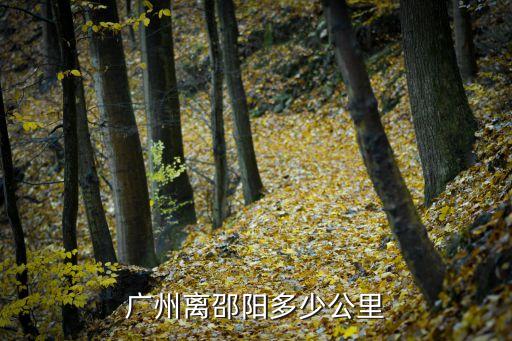 廣州到邵陽的距離，廣州離邵陽多少公里