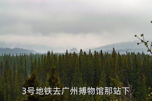 廣州博物館是地鐵站下車，3號地鐵去廣州搏物館那站下