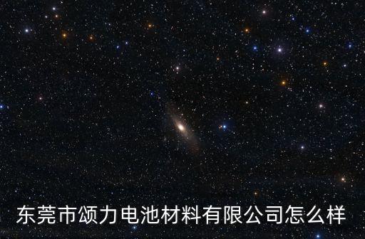 東莞鳳崗鎮官井頭銀井路4號，東莞市頌力電池材料有限公司怎么樣