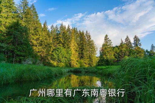 廣州哪里有廣東南粵銀行