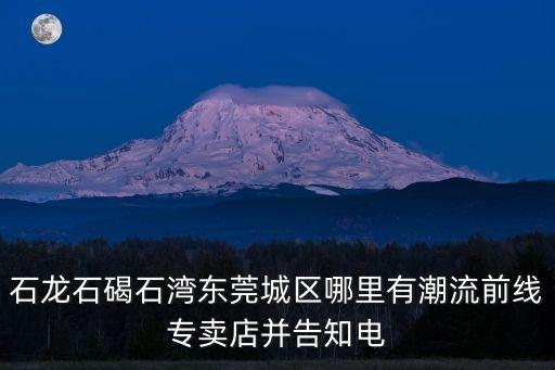 石龍石碣石灣東莞城區哪里有潮流前線專賣店并告知電