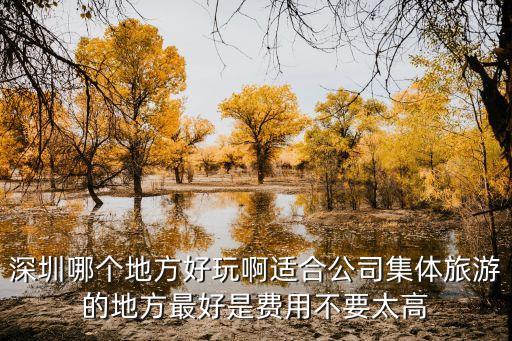 15人團隊深圳周邊游，在深圳集體游玩去哪好玩