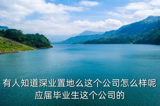 深圳嘉業實業集團，有人知道深業置地么這個公司怎么樣呢應屆畢業生這個公司的