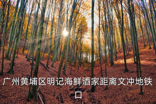 廣州黃埔區明記海鮮酒家距離文沖地鐵口