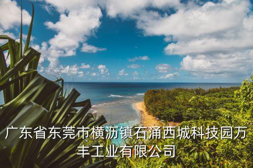 廣東省東莞市橫瀝鎮石涌西城科技園萬豐工業有限公司