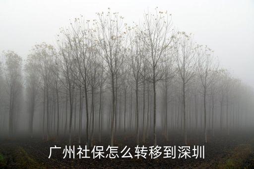廣州社保轉出到深圳，社保轉移廣州社保轉到深圳請問具體流程是什么請有親身經歷的