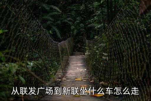 從聯發廣場到新聯坐什么車怎么走