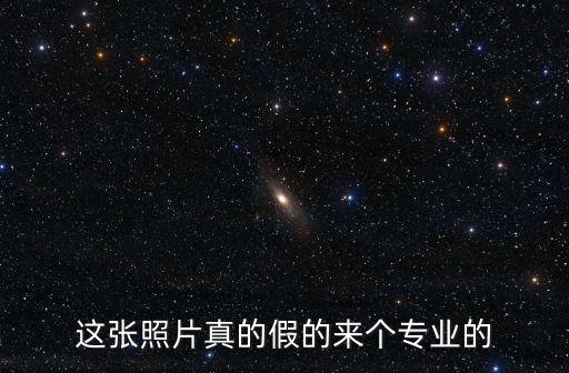 這張照片真的假的來個專業(yè)的