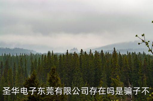 東莞華董資源有限公司，圣華電子?xùn)|莞有限公司存在嗎是騙子不
