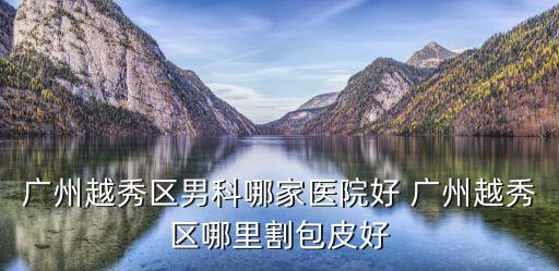 廣州越秀區(qū)男科哪家醫(yī)院好 廣州越秀區(qū)哪里割包皮好