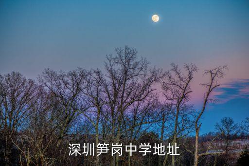 深圳市筍崗中學是公立，入讀深圳筍崗中學需要什么條件